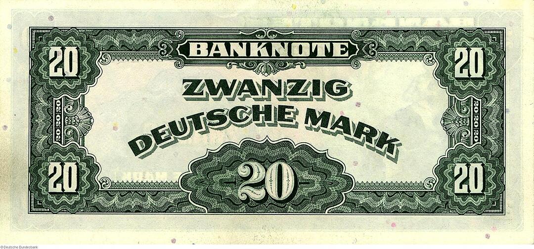 Deutsche Mark - Banknoten im Jahr 1948