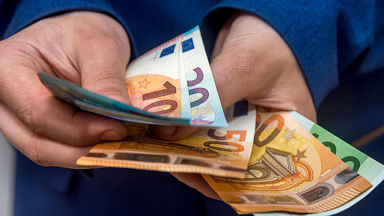 Geld zählen, Inflation, Euro