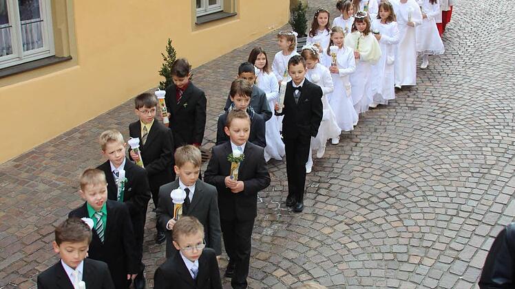 Der Einmarsch in Ebern. Foto: eki