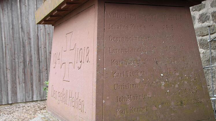 Kriegerdenkmal in Detter. Foto: Ulrike Müller