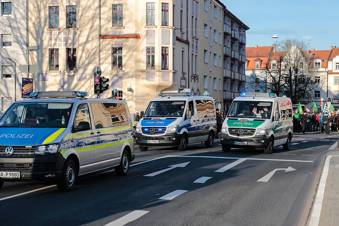 Fest der Demokratie, III. Weg und Anti-Nazi-Demonstrationen in Bamberg