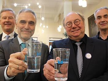 Kissinger Fachleute zur Kurortmedizin: Wolfram Franke (von links), Ralph Brath, Peter Weidisch und Thomas Keil. Foto: Benedikt Borst