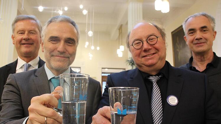Kissinger Fachleute zur Kurortmedizin: Wolfram Franke (von links), Ralph Brath, Peter Weidisch und Thomas Keil. Foto: Benedikt Borst