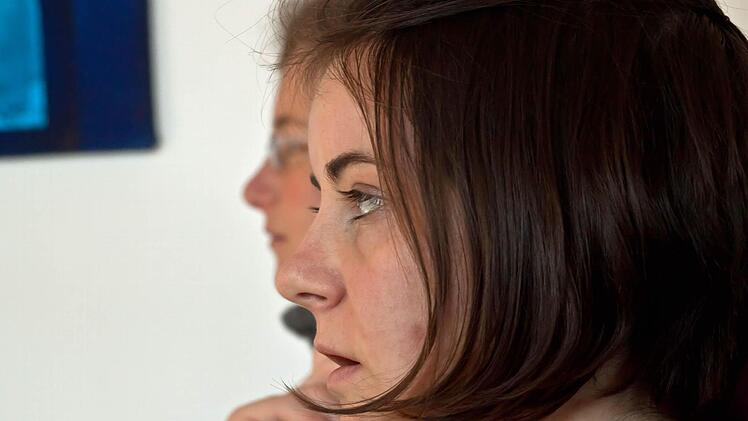 Konzentrierte Zuhörerin: Ania Konieczny