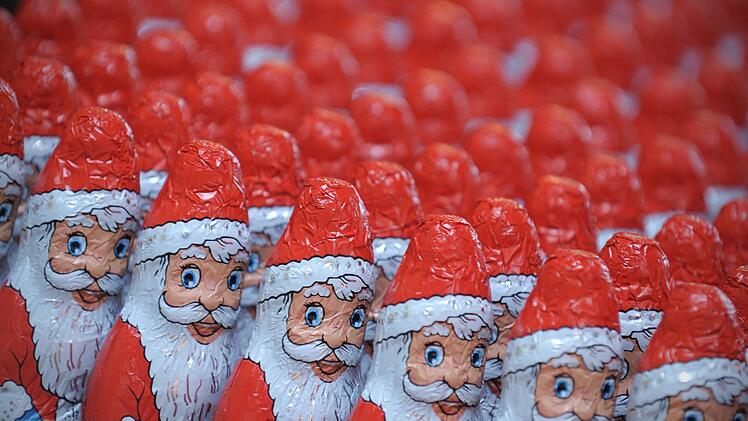 Schoko-Weihnachtsmänner