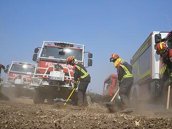 Waldbrände in Spanien - Deutsche Feuerwehrleute im Einsatz