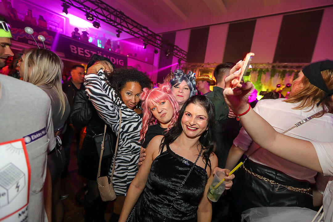 Beste Partystimmung in der Stadthalle