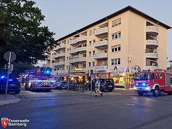 Brandeinsatz f&uuml;r Bamberger Feuerwehr - Rauchentwicklung in Wohnhaus