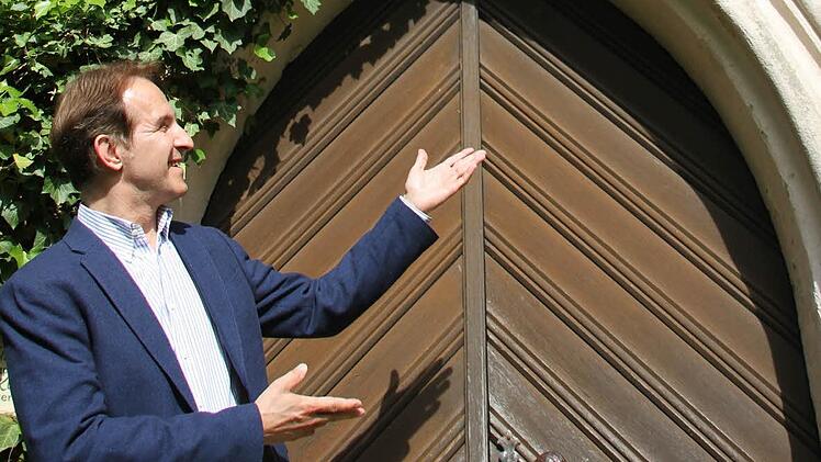 Einen "interessanten Mix" aus gotischen und barocken Elementen hat Robert Wachter an der Kreuzbergkapelle ausgemacht. Foto: Marco Meißner