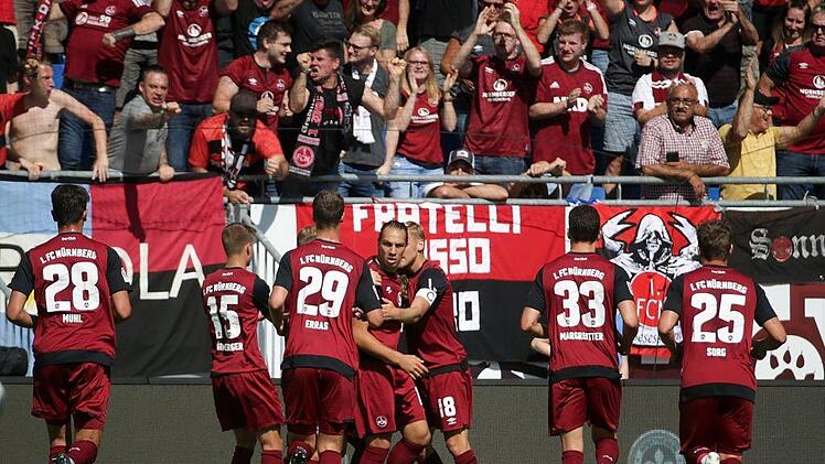 Der FCN empfängt am Samstagmittag (21. September 2019) den Karlsruher SC im heimischen Max-Morlock-Stadion. Foto: Hasan Bratic/dpa