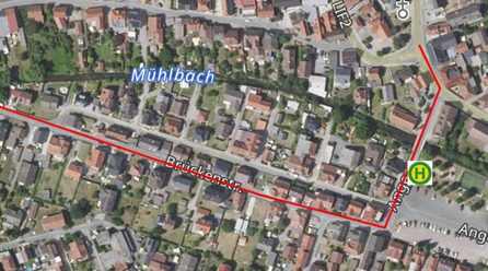 Kreisstra&szlig;e im Landkreis Lichtenfels nach Wasserrohrbruch voll gesperrt