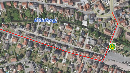 Kreisstra&szlig;e im Landkreis Lichtenfels nach Wasserrohrbruch voll gesperrt