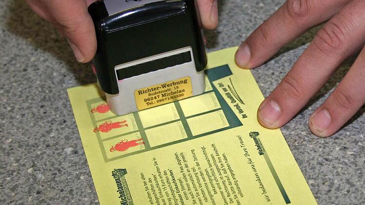 "Stempeln gehen" heißt es für die Kunden in den Mitgliedsgeschäften der Werbegemeinschaft des Michelauer Einkaufkorbs im Monat Juli.