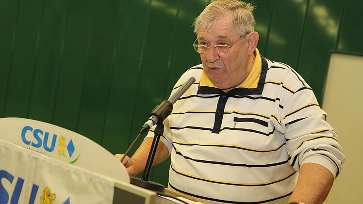 Der Delegierte Walter Sieburg aus Ebermannstadt kritisierte den inneren Zustand der CSU.