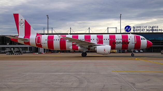Flughafen N&uuml;rnberg: Condor will mit Sonderlackierung wichtiges Zeichen setzen