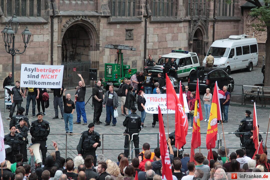 Demo gegen Neonazis in Nürnberg