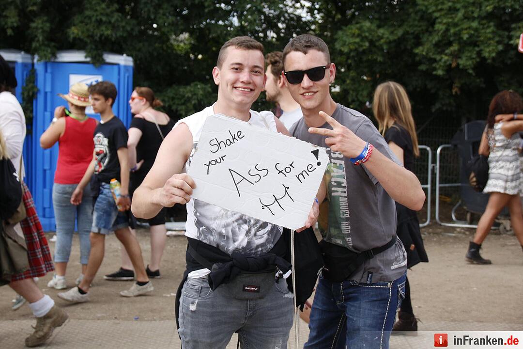 Rock im Park 2016 - Das Festivalgelände am Samstag