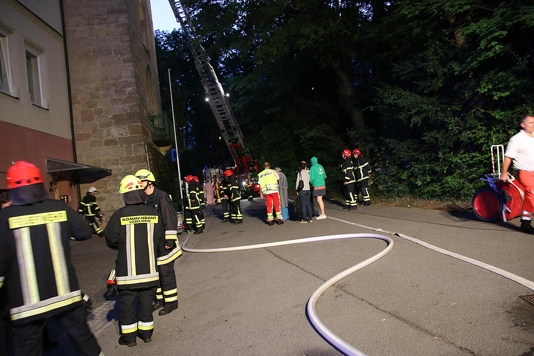 Coburg: Küchenbrand im "Hexenturm"