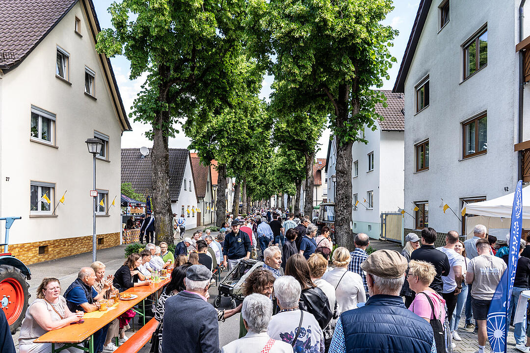 Festliche Genussmeile mit vielen verschiedenen regionalen Spezialit&auml;ten.