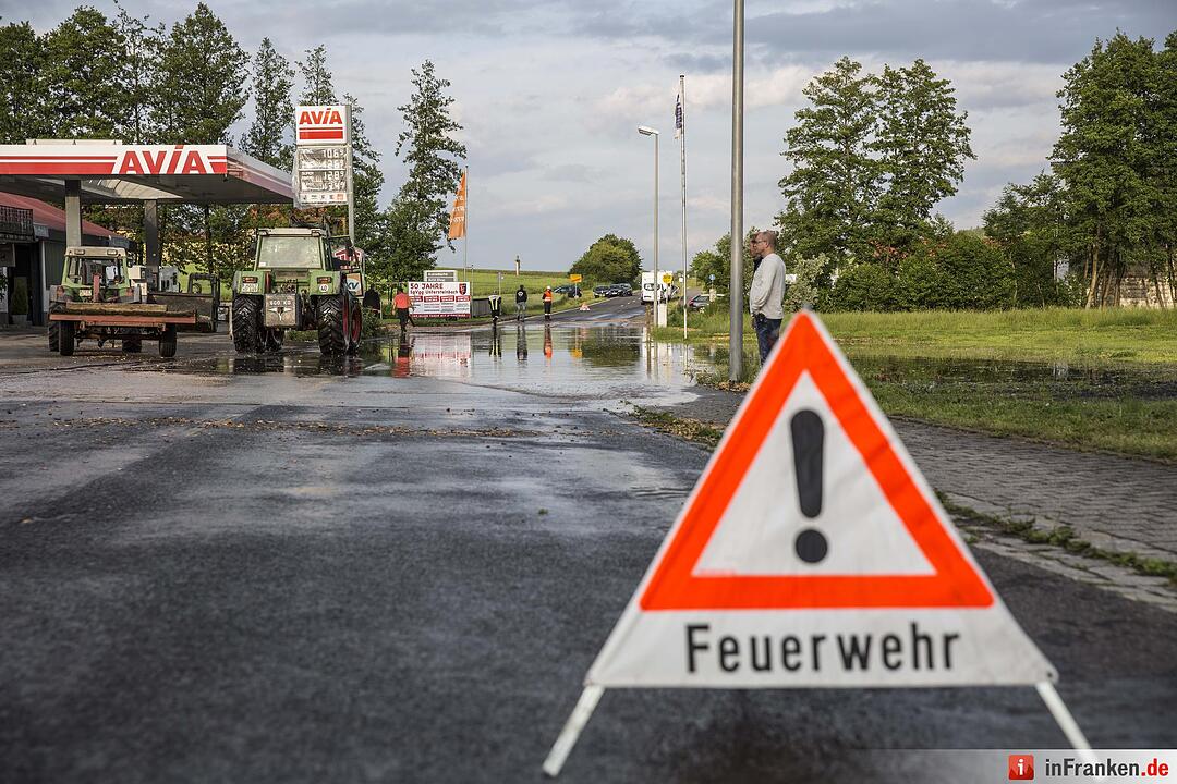 Hochwasser in Untersteinbach