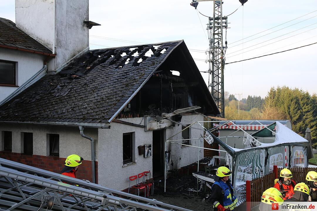 Brand in Feuerwehrhaus in Weidmes