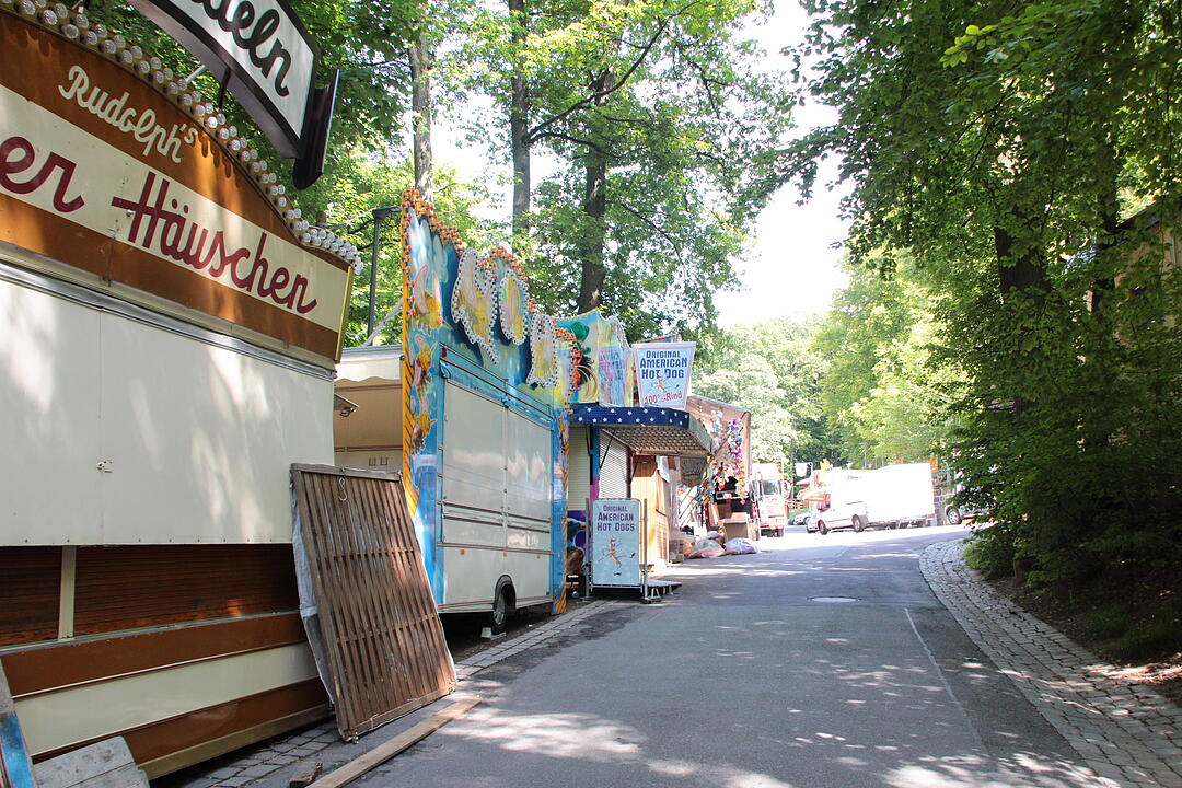 Aufbau Annafest 2017