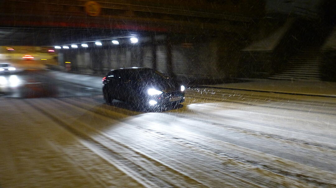 Winter zurück in Franken: Fürth wieder unter Schnee