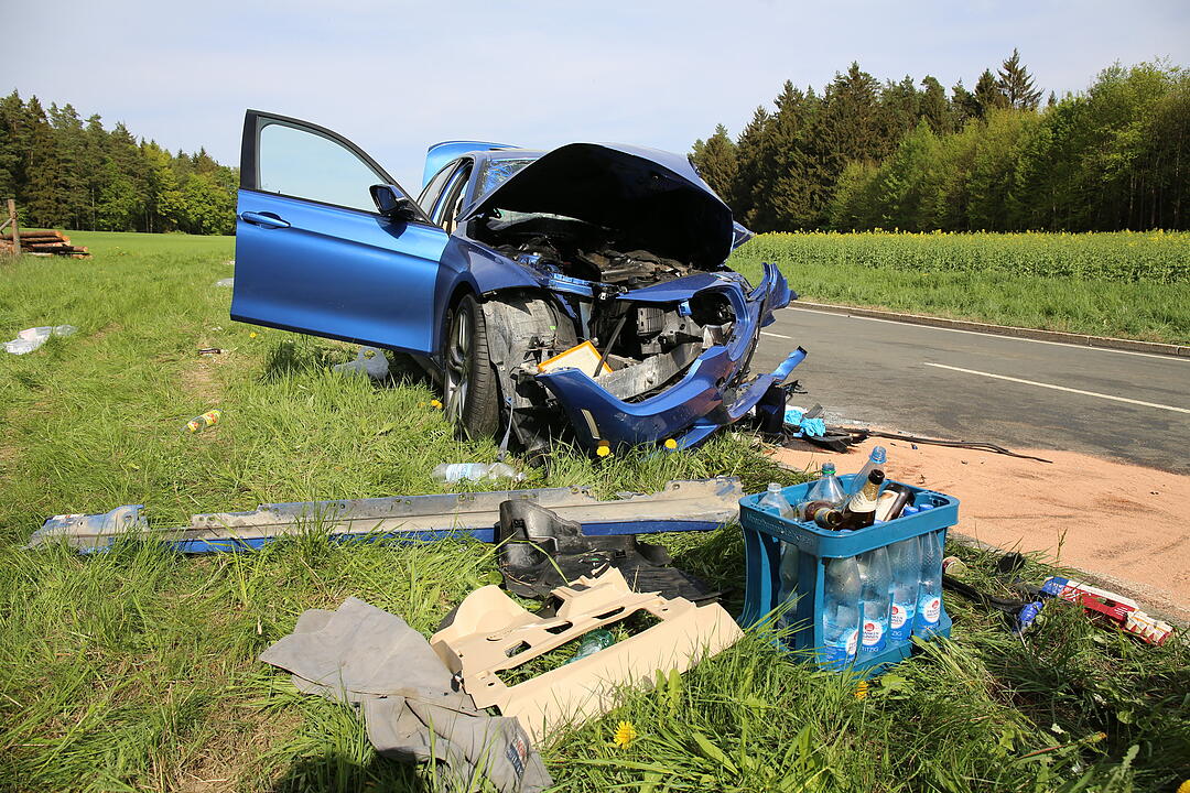 Fünf Verletzte bei Unfall im Landkreis Bayreuth