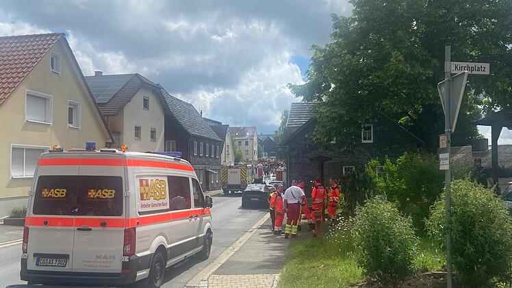 Brand an Brauerei in Untersiemau