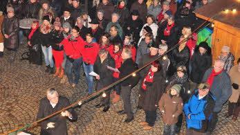 Einige hundert Bürger waren zum Neujahrsempfang der Stadt Haßfurt gekommen. Foto: Ulrike Langer
