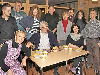 Die Laune der Schauspieler ist auch bei den Proben bestens. Foto: Richard Sänger