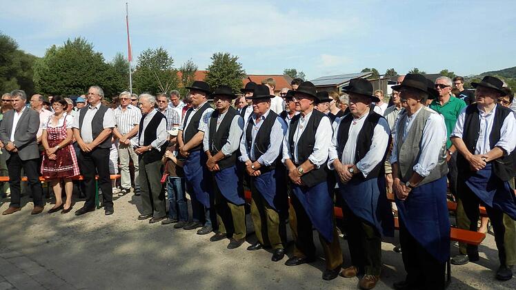 Die große Gruppe der Steinhauerzunft Foto: Brigitte Hamm
