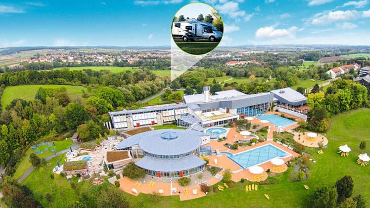 Luftaufnahme der Therme Natur Bad Rodach Foto: Marketingabteilung ThermeNatur Bad Rodach