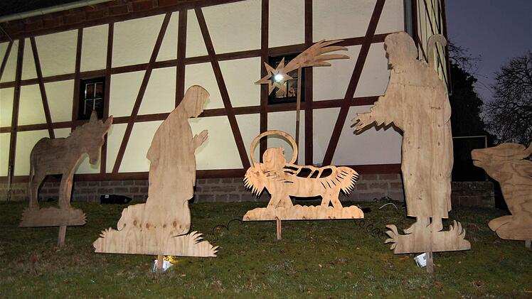 Der Krippenweg lädt wieder zur Besinnung.  Foto: Sigismund von Dobschütz