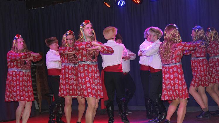 Höhepunkt ist immer der Auftritt der Buchbacher Ranzengarde.