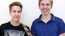 Erik Konietzko (rechts) und Leon B&uuml;ttner. Foto: privat