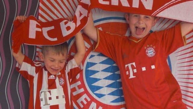 Pascal und Yannick sind auch Bayern Fans. Foto: Häfner