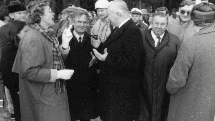Überparteiliche Runde: Susanne Kastner, Rudolf Handwerker und Albert Meyer.