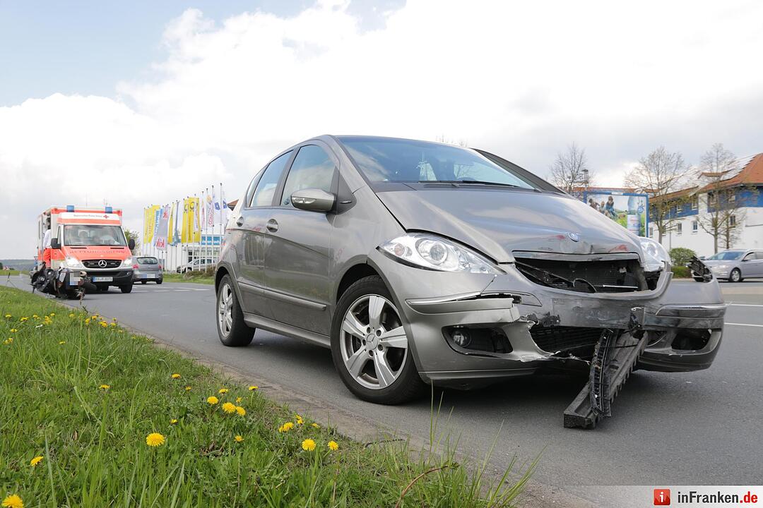 Rollerfahrer bei Unfall in Hirschaid verletzt