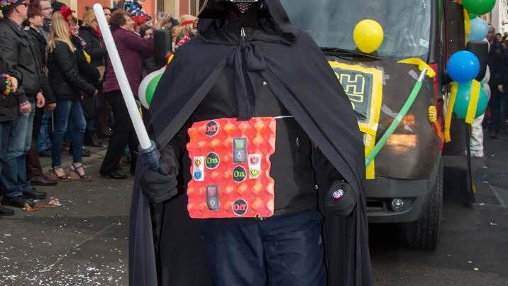 Darth Vader war auch gekommen. Foto: Klaus Gagel