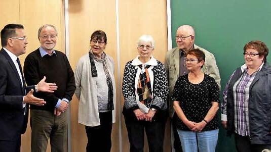 Der neue Seniorenbeirat (von links): Karsten Fischkal, Georg Hammer, Helga Voss, Margret Müller, Klaus Hoffmann, Gabriele Lappat, Irmgard Köhler  Foto: Johanna Blum