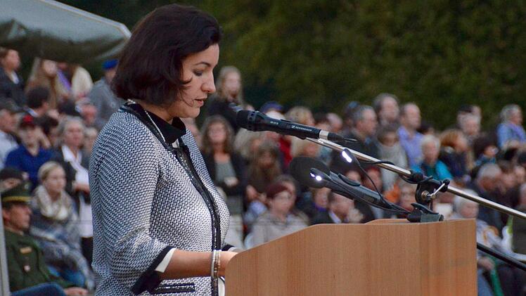 Die Bundestagsabgeordnete und Staatssekretärin Dorothee Bär (CSU) hielt die Festrede. Foto: Kathrin Kupka-Hahn