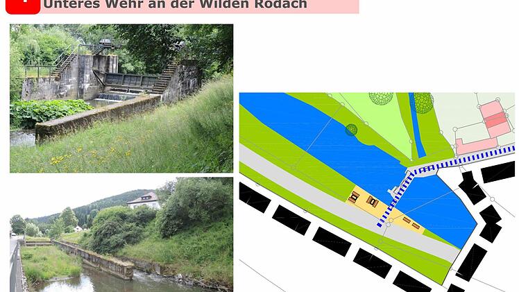 Die alten Schleusen sollen umgebaut werden. Grafik: Valier/Schramm