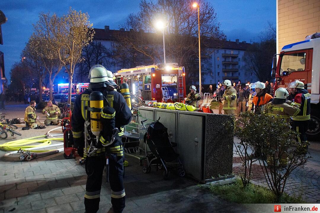 Neun Verletzte bei Brand in Asylunterkunft