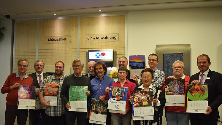 Die Kalendervorstellung in Gräfenberg Foto: Petra Malbrich