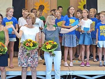 Regina Scherer, Ulrike Lösch, Maria Simon und Ulrike Blum (v. l.) wurden verabschiedet. Foto: privat