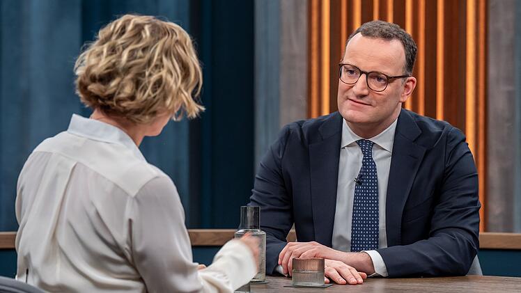 Jens Spahn stellte sich am Sonntagabend den Fragen von Moderatorin Caren Miosga.