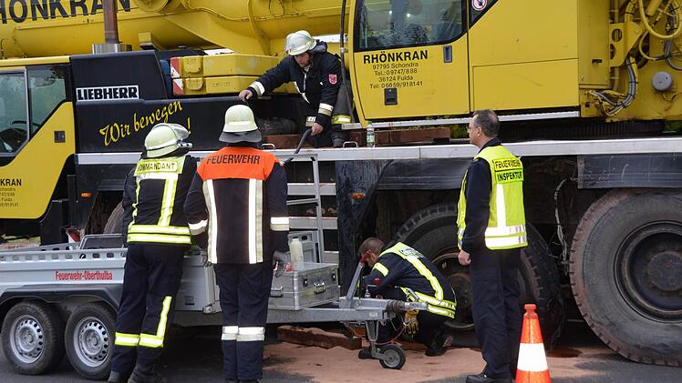 Unfall bei Albertshausen.