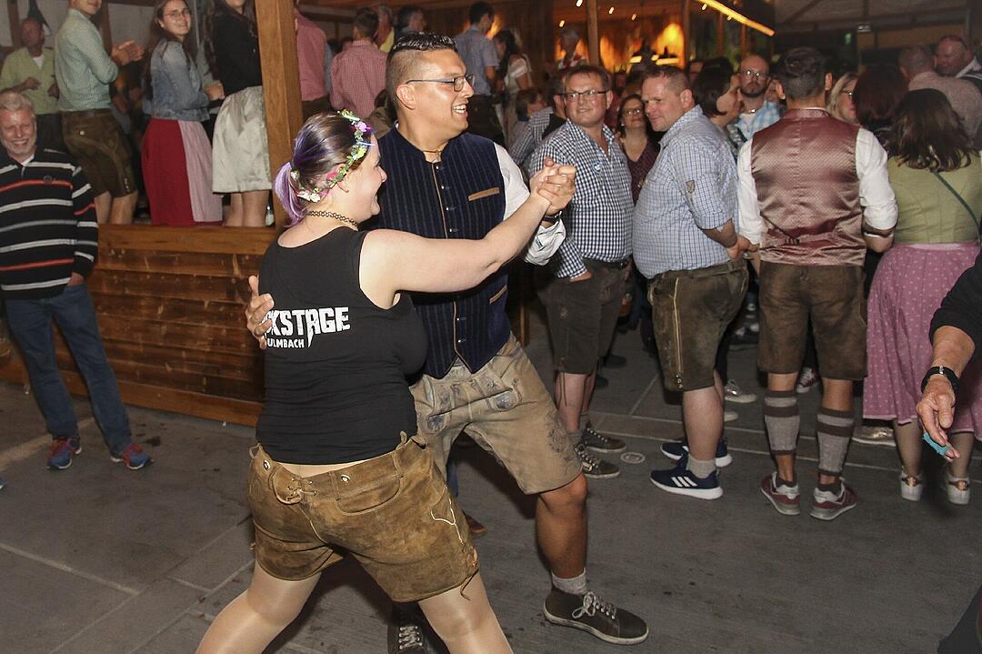 Für Partystimmung sorgten die "Stoapfälzer Spitzbuam"