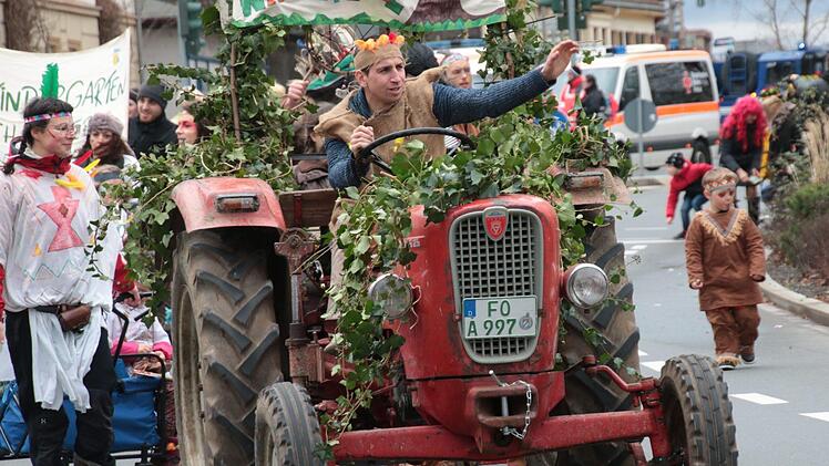 Der Forchheimer Faschingszug, ein Spektakel für alle.  Josef Hofbauer